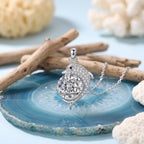 Sterling Silver Dolphin Moissanite Necklace
