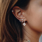 Sterling Silver Multi-Layer Ear Cuff for Women – Minimalist Non-Piercing Design
