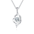 Heart Zircon Pendant Necklace
