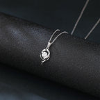 Heart Zircon Pendant Necklace