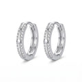 Sparkling  CZ Hoop Earring