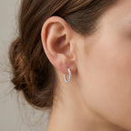 Elegant Twisted Rope Hoop Earring