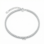 Sterling Silver Cubic Zirconia Tennis Bracelet