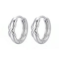 Delicate  Twist Knot Hoop Earring