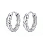 Delicate  Twist Knot Hoop Earring