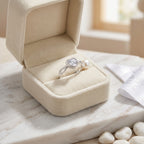Sterling Silver Adjustable Heart Cubic Zirconia Ring