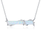 Infinity Opal Necklace