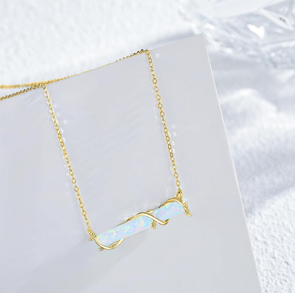 Infinity Opal Necklace
