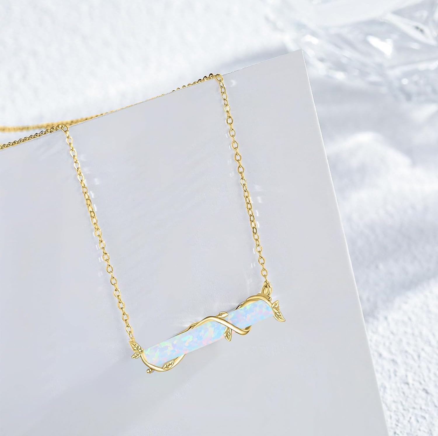 Infinity Opal Necklace