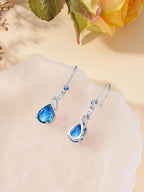 Elegant Swarovski Element Drop Earrings
