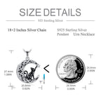 Cat Design Locket Pendant Necklace