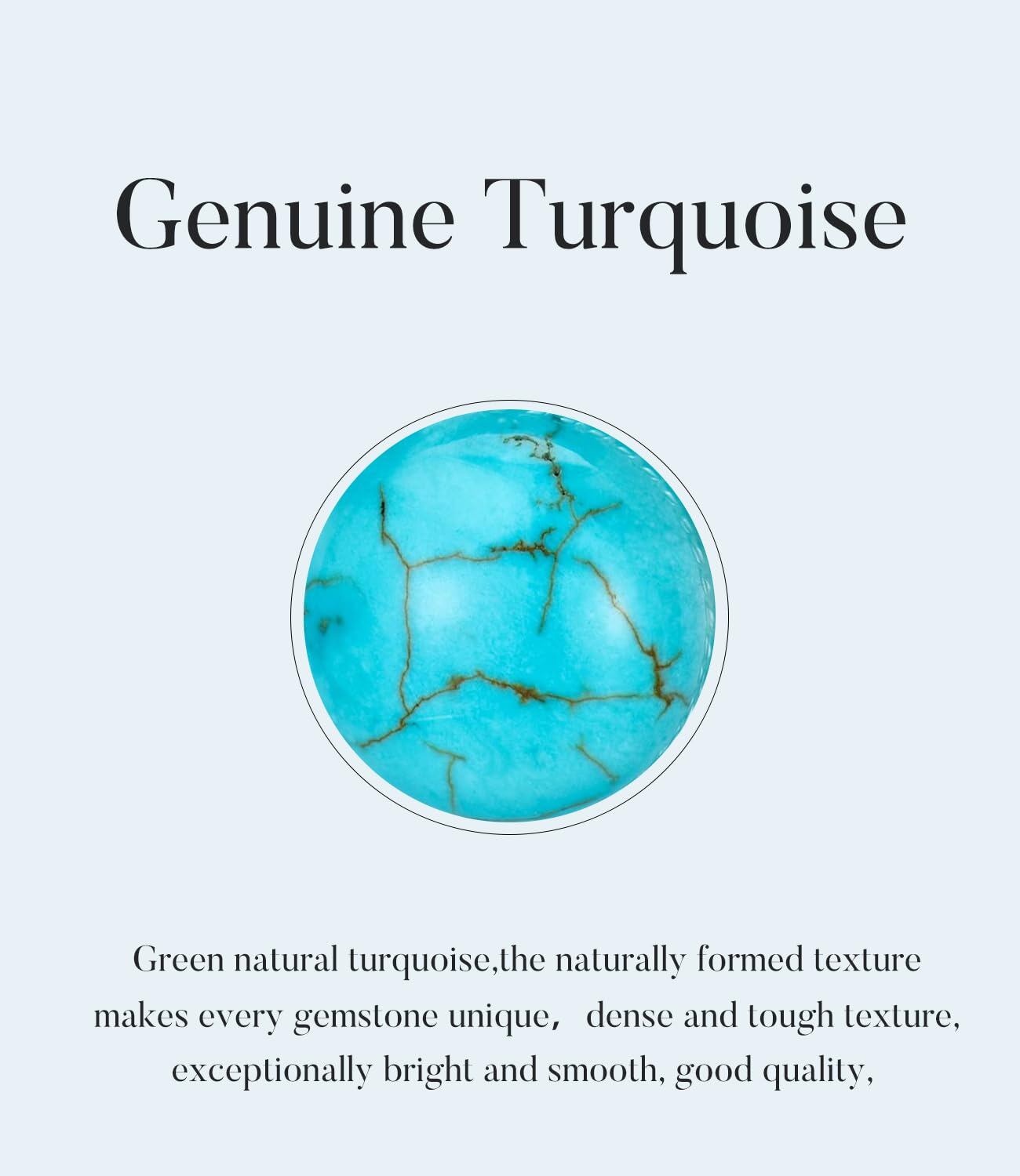 Teardrop Turquoise Pendant Necklace