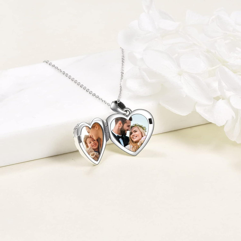 Heart Paw Print Keepsake Necklace