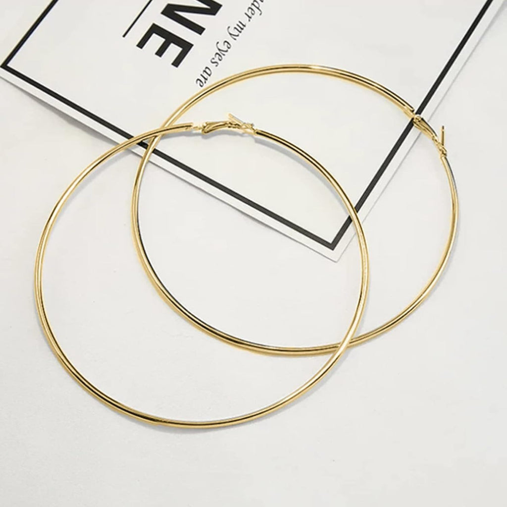 Minimalist Circle Hoop Earrings