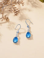Elegant Swarovski Element Drop Earrings