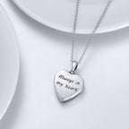 Turquoise Stone Heart Locket Necklace