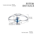 Infinity Blue Butterfly Bracelet
