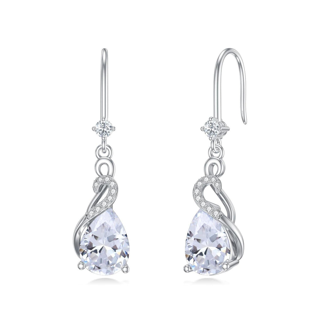 Elegant Swarovski Element Drop Earrings