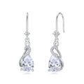 Elegant Swarovski Element Drop Earrings