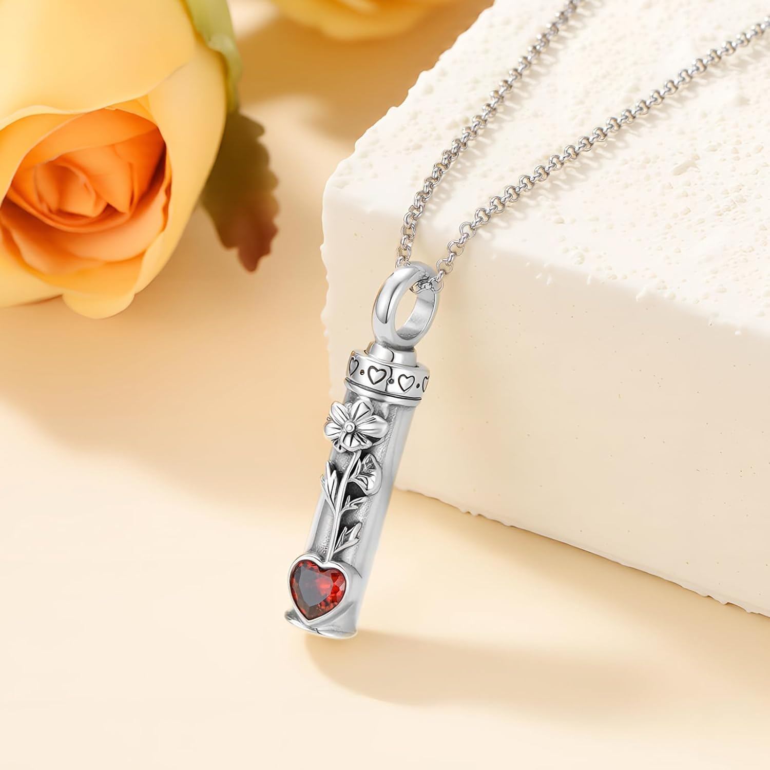Keepsake Urn Pendant Necklace for Ashes