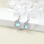 Tree of Life Opal Drop Earrings