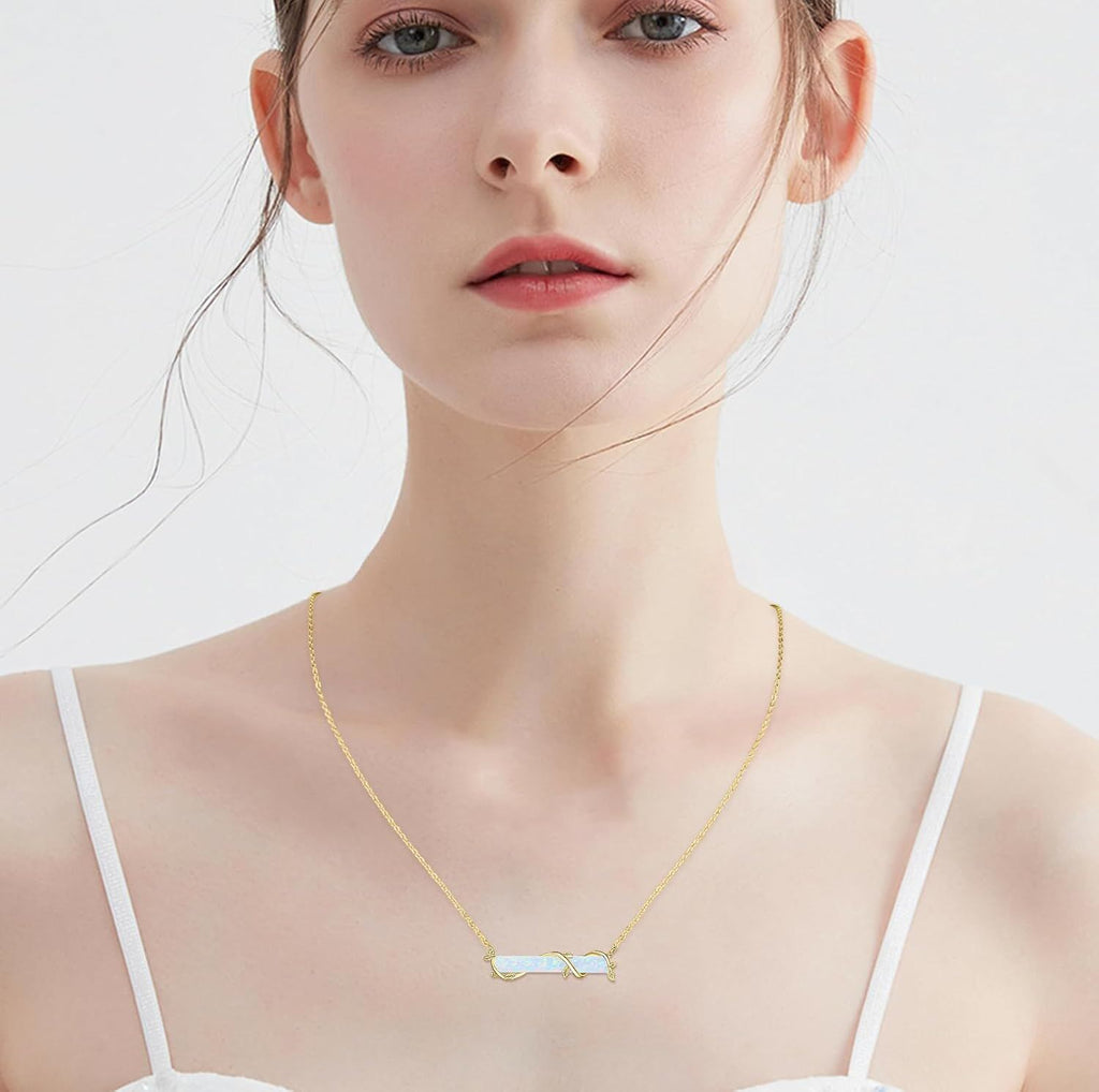 Infinity Opal Necklace