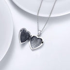 Turquoise Stone Heart Locket Necklace