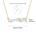 Infinity Opal Necklace
