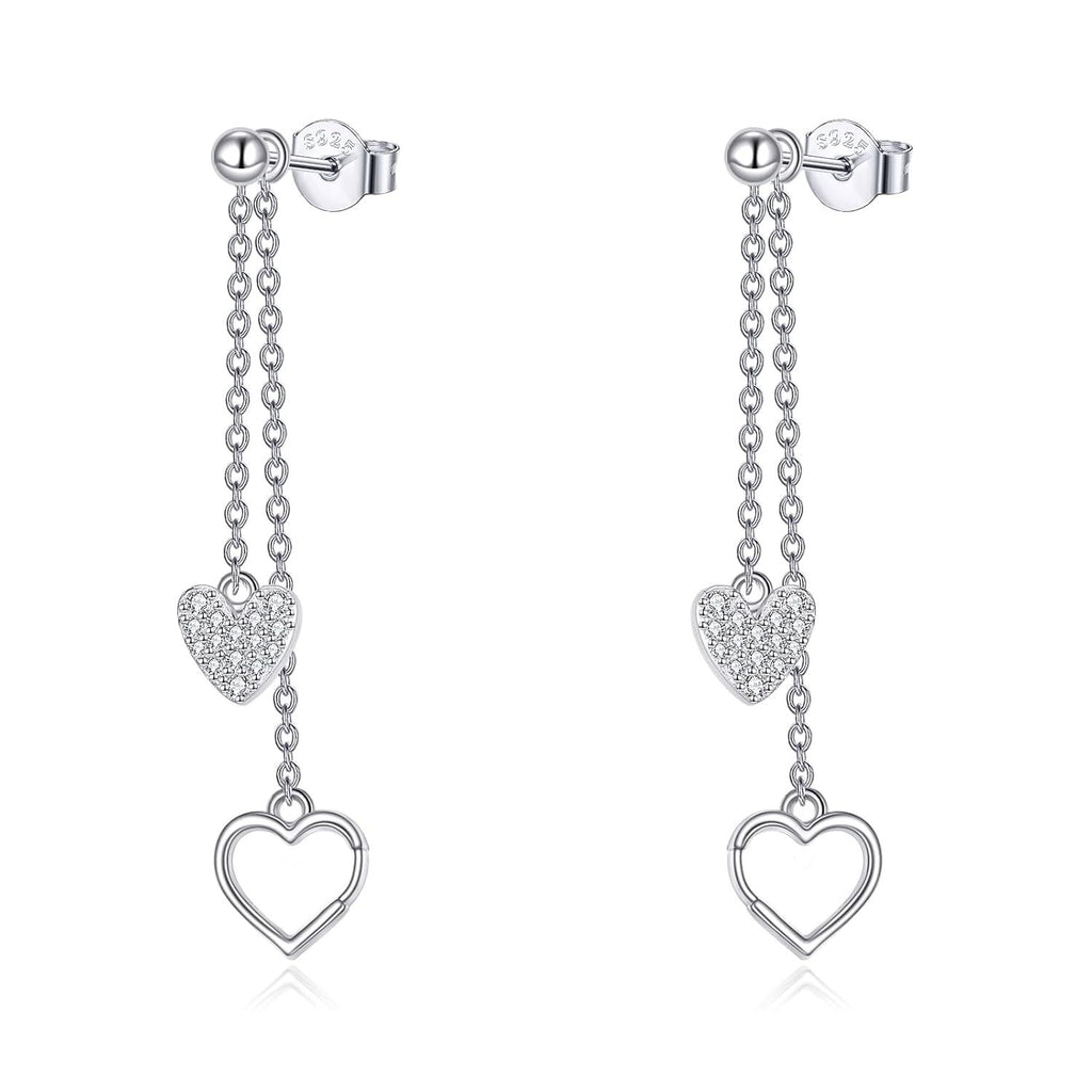 Heart Drop Earrings