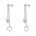 Heart Drop Earrings