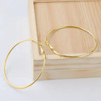 Minimalist Circle Hoop Earrings