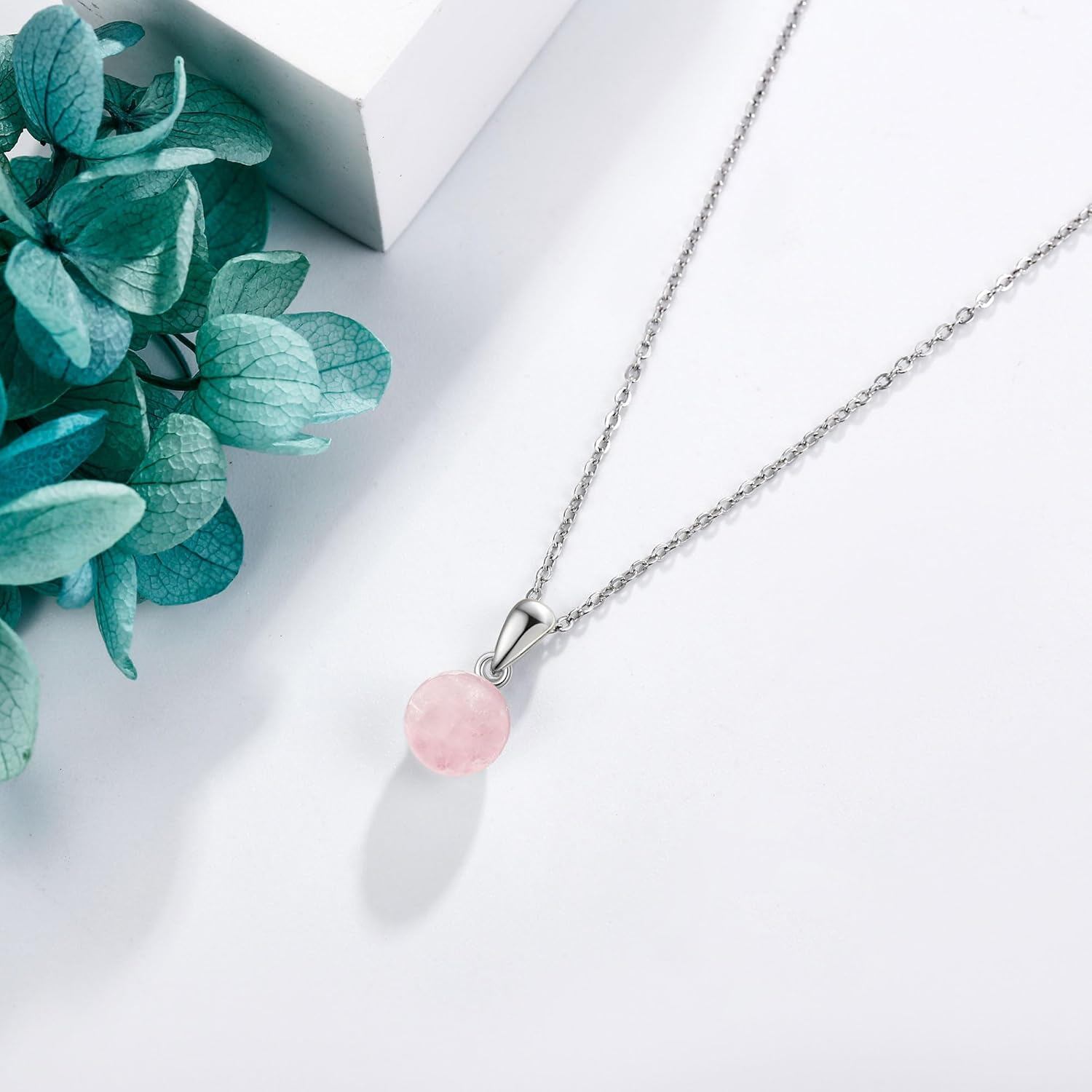 Larimar Sphere Pendant Necklace