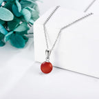 Larimar Sphere Pendant Necklace