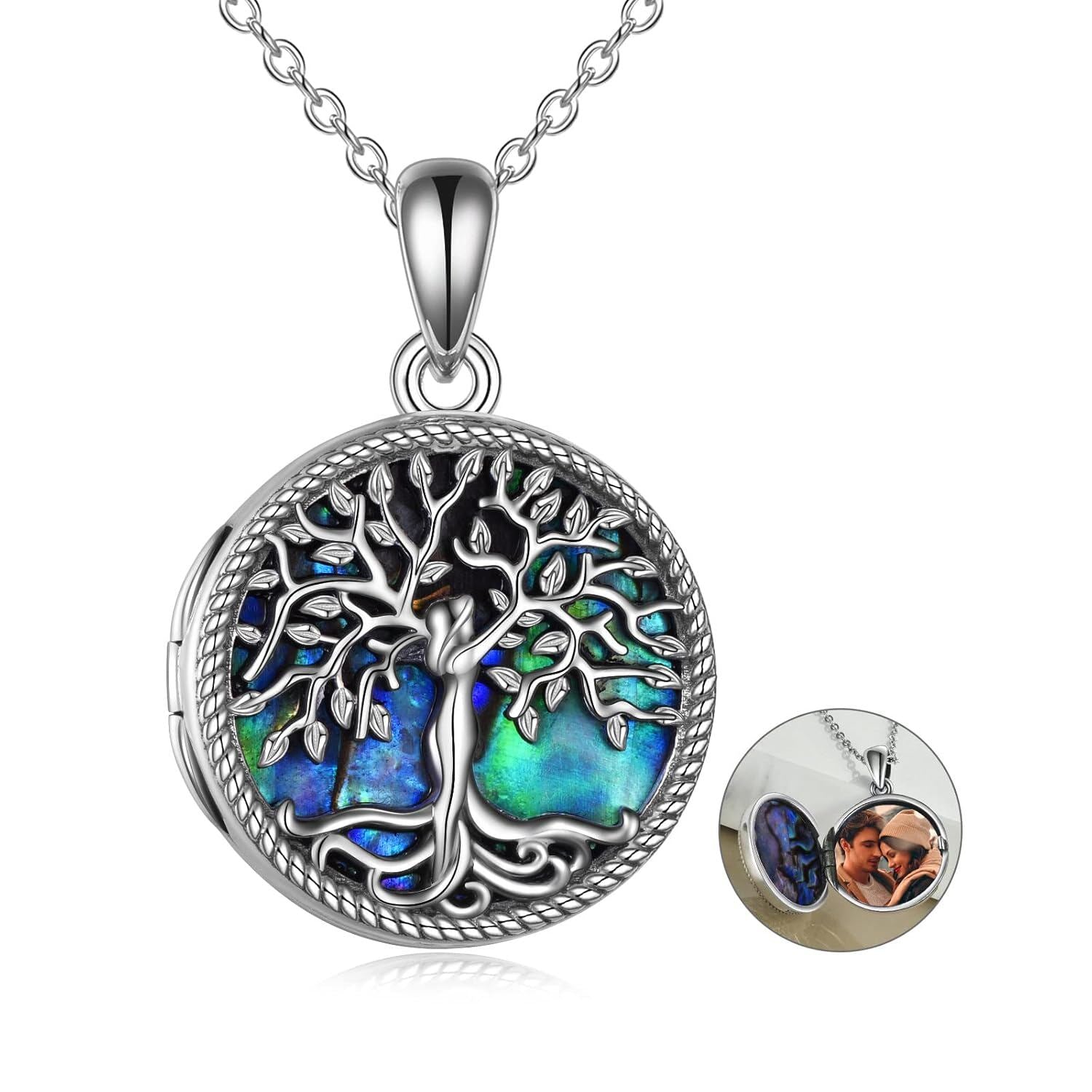 Tree Of Life Photo Locket Necklace