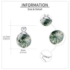 Larimar Sphere Pendant Necklace