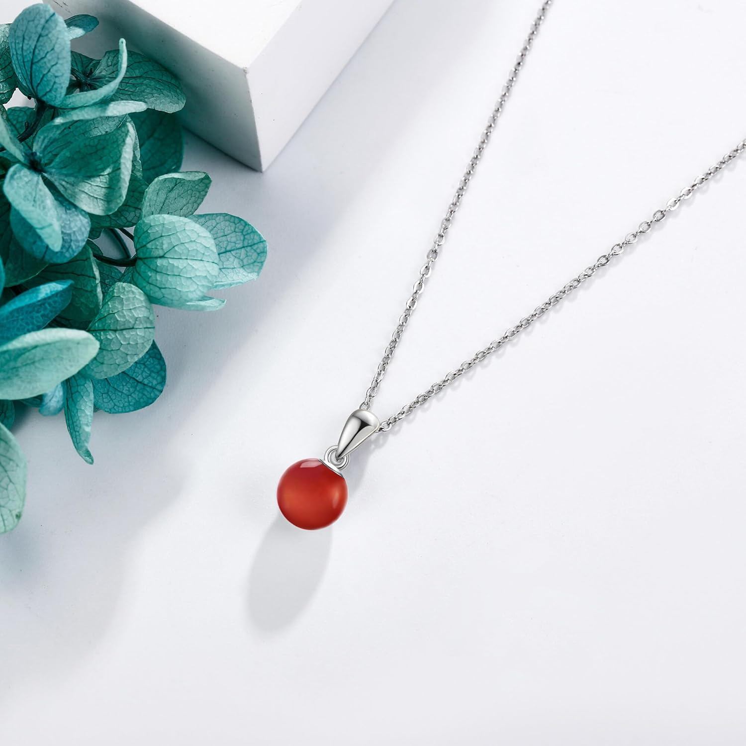 Larimar Sphere Pendant Necklace