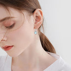 Tree of Life Opal Drop Earrings