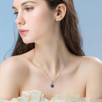 Larimar Sphere Pendant Necklace