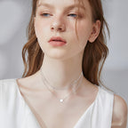Layered Heart Pendant Necklace