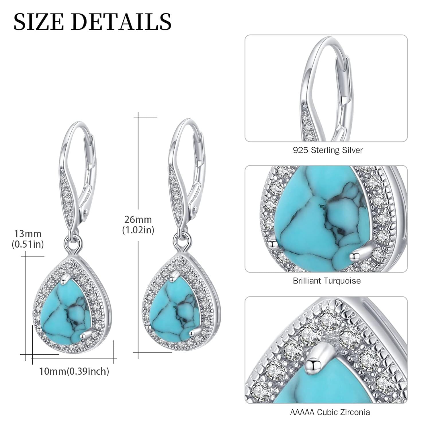 Turquoise Drop Earrings