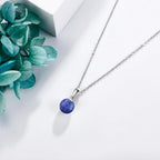 Larimar Sphere Pendant Necklace