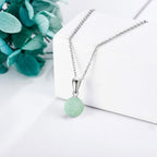 Larimar Sphere Pendant Necklace