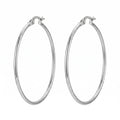 Classic  Hoop Earring with Click-Top Closure