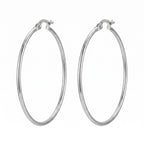 Classic  Hoop Earring with Click-Top Closure