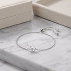 Sterling Silver Moissanite Solitaire Bracelet