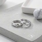 Delicate  Twist Knot Hoop Earring