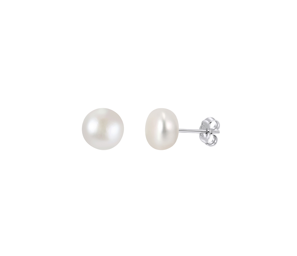 Classic Pearl Stud Earrings