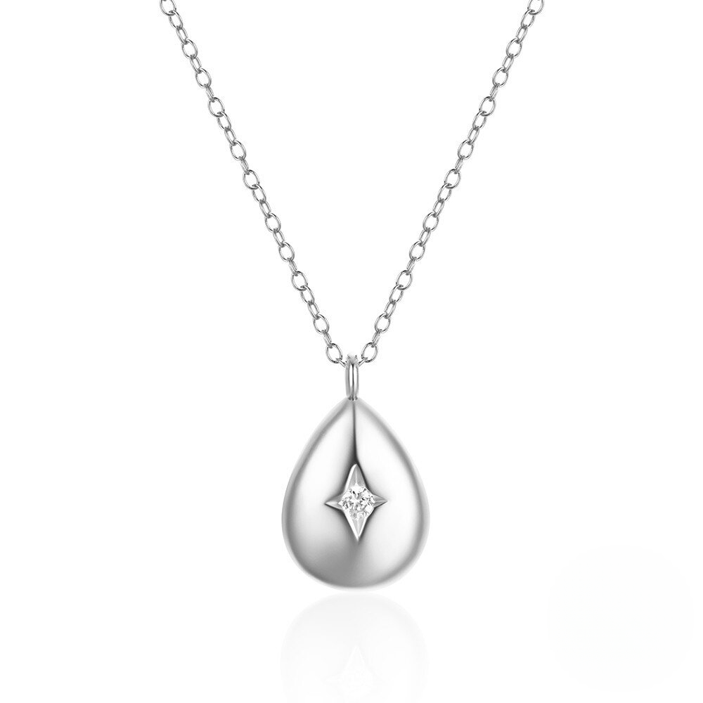 Elegant Water Drop Zircon Necklace