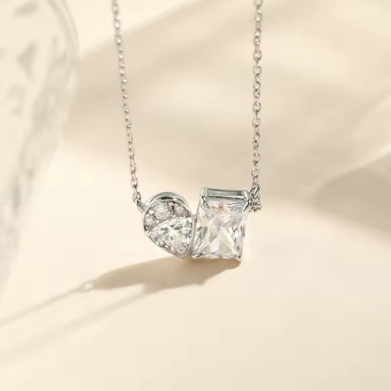 Minimalist Zircon Pendant Choker Necklace