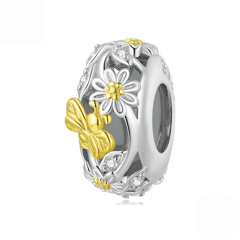 Sterling Silver Decorative Spacer Charm Bead Collection